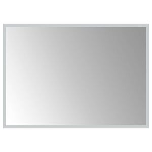 vidaXL LED Bathroom Mirror Transparent 70 x 50 cm Tempered Glass