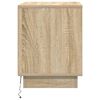 vidaXL Bedside Cabinet Sonoma Oak 44 x 34.5 x 45 cm Engineered Wood