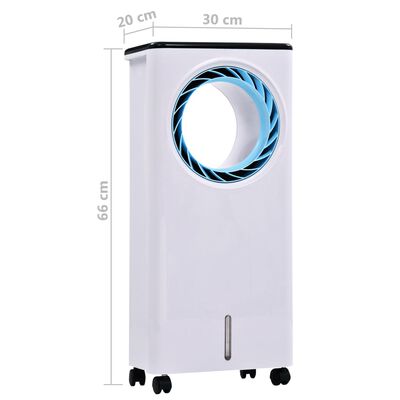 vidaXL 3-in-1 Mobile Air Cooler Humidifier Purifier 80 W