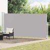 vidaXL Patio Retractable Side Awning 180x500 cm Grey