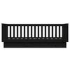 vidaXL Day Bed without Mattress Black 100x200 cm Solid Wood Pine
