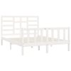 vidaXL Bed Frame without Mattress White 160x200 cm Solid Wood Pine