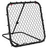 vidaXL Football Rebounder Adjustable Black 84x73x60-80 cm Steel