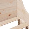 vidaXL Bed Frame without Mattress 90x200 cm Solid Wood Pine