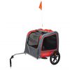 Animal Boulevard Pet Bike Trailer L 130x80x90 cm Red and Grey