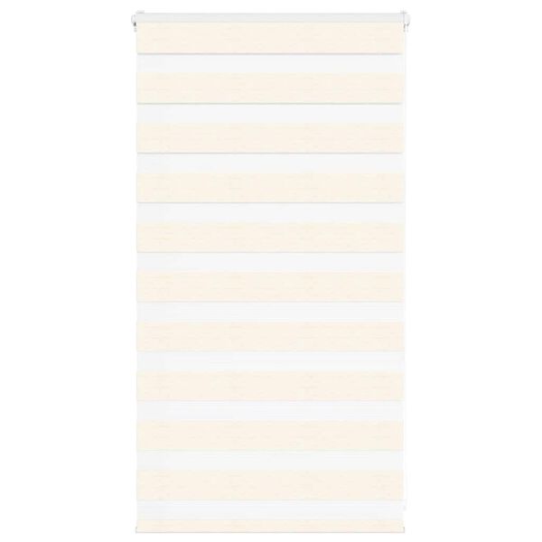 vidaXL Zebra Blind Marble Beige 80x100 cm Fabric Width 75.9 cm Polyester