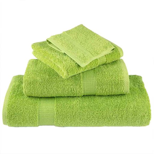 vidaXL Guest Towel SOLUND Green 550 gsm