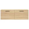 vidaXL Wall Cabinet Sonoma Oak 100x36.5x35 cm Engineered Wood