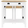 vidaXL 5 Piece Bar Set White Solid Wood Pine