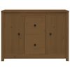 vidaXL Sideboard Honey Brown 100x35x74 cm Solid Wood Pine