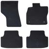 vidaXL Car Mat 4 pcs Black suitable for Seat LEON 2020- Rubber
