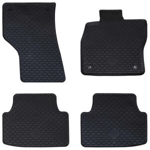 vidaXL Car Mat 4 pcs Black suitable for Seat LEON 2020- Rubber