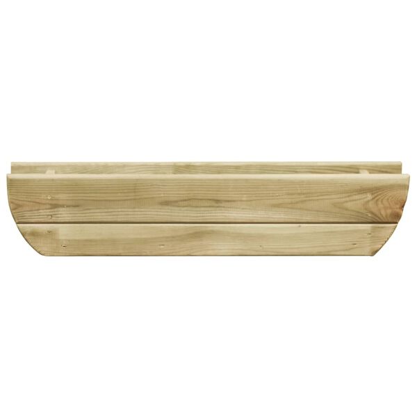 vidaXL Garden Raised Bed 80x16x16 cm Impregnated Pinewood