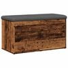 vidaXL Storage Bench Old Wood 82x42x45 cm Engineered Wood