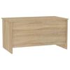 vidaXL Coffee Table Sonoma Oak 102x55.5x52.5 cm Engineered Wood