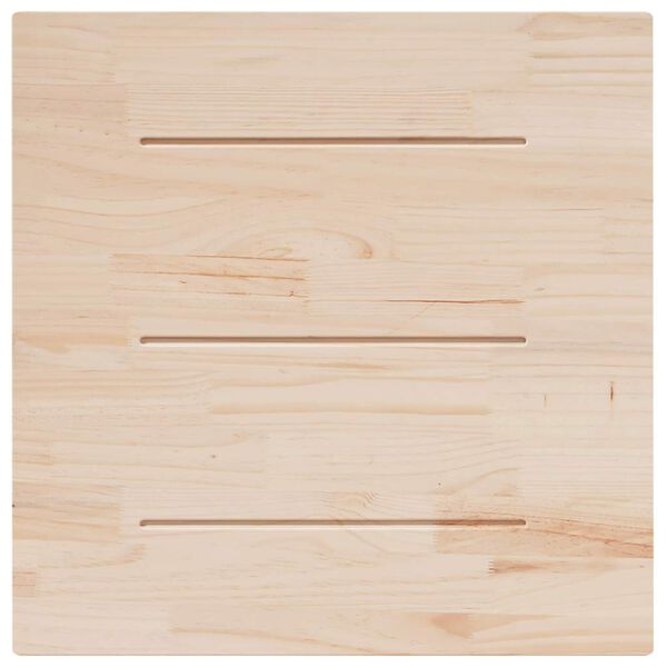 vidaXL Table Top 90x90x2.5 cm Solid Wood Pine Square