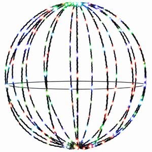 vidaXL Christmas Finial Light 96 LEDs Multicolour Diameter 30 x 32 cm