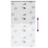 vidaXL Shower Roller Blind with Cassette 130x240 cm Fabric Width 126 cm