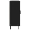 vidaXL Sideboard Black 69.5x34x90 cm Engineered Wood