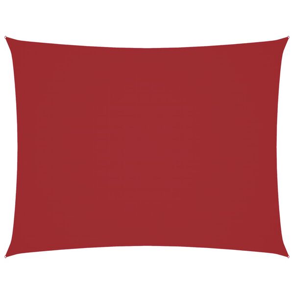 vidaXL Sunshade Sail Oxford Fabric Rectangular 3x4 m Red