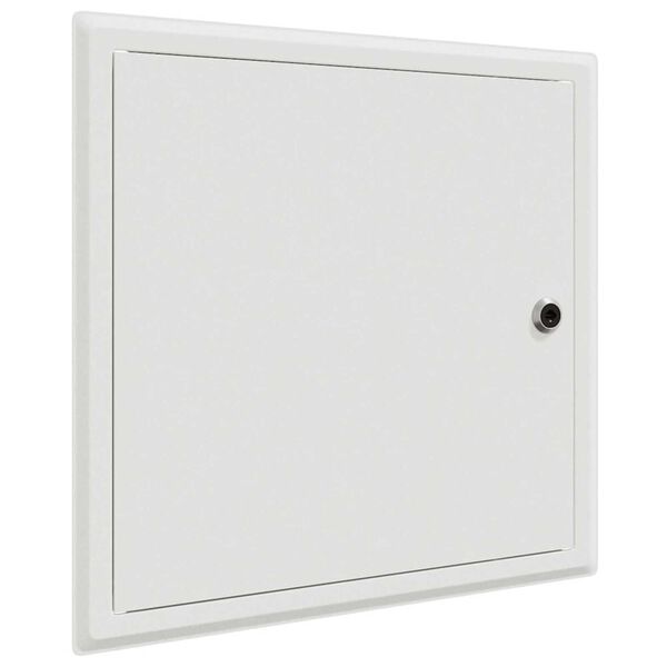 vidaXL Access Panel White 33 x 33 x 3 cm Steel