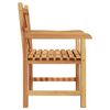 vidaXL Garden Chair 2 pcs 60 x 58 x 90 cm Solid Teak Wood