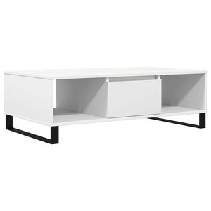 vidaXL Coffee Table White 104x60x35 cm Engineered Wood
