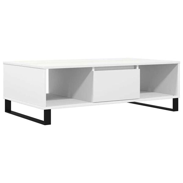 vidaXL Coffee Table White 104x60x35 cm Engineered Wood
