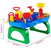 Polesie Wader 11 Piece Water Play Outdoor Table Set 53x38x40 cm PP