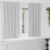 vidaXL Blackout Curtains with Rings 2 pcs Light Grey 175 x 140 cm