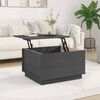vidaXL Coffee Table Grey 60x50x35 cm Solid Wood Pine