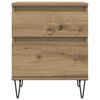 vidaXL Bedside Cabinet Artisan Oak 40x35x50 cm Engineered Wood