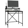 vidaXL Desk Black 80x50x90 cm Engineered Wood and Iron