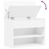 vidaXL Shoe Bench White 60x30x45 cm Engineered Wood