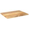 vidaXL Table Top 80x50x3.8 cm Rectangular Solid Wood Mango