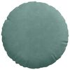 vidaXL Seat Cushions 2 pcs Sea Green Ø 30 x 13 cm Velvet