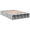 vidaXL Bed Frame without Mattress Grey Sonoma 120x200 cm