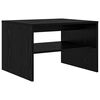 vidaXL Coffee Table Black Oak 60 x 50 x 40 cm Engineered Wood
