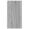 vidaXL Shoe Cabinet Grey Sonoma 60x34x63.5 cm Engineered Wood