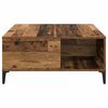 vidaXL Coffee Table Old Wood 80 x 80 x 36.5 cm Engineered Wood