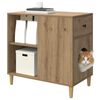 vidaXL Cat House Artisian Oak 72 x 42.5 x 70 cm Engineered Wood