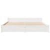 vidaXL Bed Frame without Mattress White 160x200 cm Solid Wood Pine