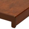 vidaXL Window Sill Brown Wood 60 x 15 x 4.5 cm PVC