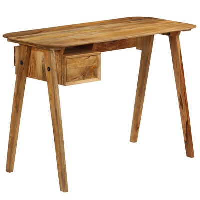 vidaXL Writing Desk 110x50x76 cm Solid Mango Wood