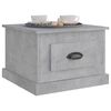 vidaXL Coffee Table Concrete Grey 50x50x35 cm Engineered Wood