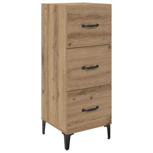 vidaXL Sideboard Artisan Oak 34.5 x 34 x 90 cm Engineered Wood