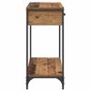 vidaXL Console Table Old Wood 75 x 34.5 x 75 cm Engineered Wood