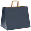 vidaXL Paper Bags 50 pcs with Handles Blue 32x22x24 cm