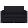 vidaXL Folding Sofa Bed Black 124 x 71 x 78 cm PVC