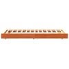vidaXL Bed Frame Brown 90 x 200 cm Solid Pine wood